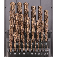 Набор сверл по металлу (25 шт; 1-13 мм; HSSE-Co5; DIN 338 тип VA) Ruko 215215RO