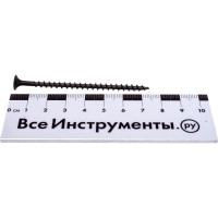 Саморез по дереву КРЕП-КОМП черный 4,2х76, 15 шт. чд76мф