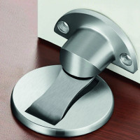 Дверной упор с магнитной фиксацией DOORLOCK DL DS005 SS напольный 60 мм 74235