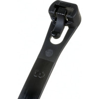 Нейлоновые стяжки FORTISFLEX КСР 7,5х250 черный 100 шт. 80145