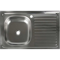 Мойка mixline 50х80х16 см, 0.4, левый выпуск 1 1/2 528172