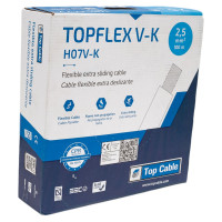 Монтажный гибкий провод Top Cable 1x2.5 белый TOPFLEX V-K H07V-K 131B002MR100