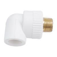 Уголок Blue Ocean полипропиленовый комбинированный НР - 20x1/2 PPRF/ET90E(W)-20x1/2"