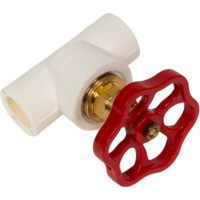 Вентильный кран Blue Ocean короткий, полипропиленовый - 20 PPRF/SSV(W)-20