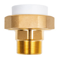 Комбинированная разъемная муфта американка Blue Ocean с наружной резьбой - 50x1 1/2, полипропилен PPRF/UAM(W)-50