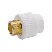 Комбинированная муфта Blue Ocean полипропиленовая, НР - 25x3/4 PPRF/EA(W)-25х3/4"