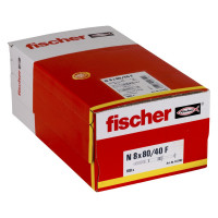 Дюбель-гвоздь Fischer N 8X80/40 F 100 шт. 513702