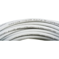 Патч-корд Hyperline PC-LPM-UTP-RJ45-RJ45-C6-10M-LSZH-GY U/UTP, Cat.6 100% Fluke Component 41843