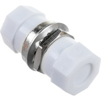 Оптический проходной адаптер FC-FC Hyperline, FA-S00Z-FC/FC-N/WH-SL SM/MM, simplex, корпус 243948