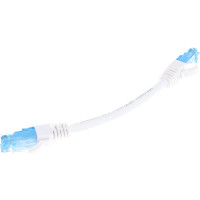 Шнур NIKOMAX, U/UTP 4 пары, Кат.6, 7х0,205мм, белый, 0,15м NMC-PC4UE55B-001-C-WT