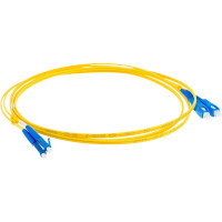 Волоконно-оптический шнур Hyperline FC-D2-9-LC/UR-SC/UR-H-2M-LSZH-YL патч-корд SM 9/125 28388