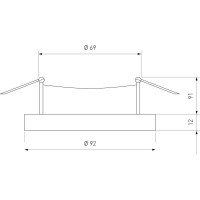 Встраиваемый светильник Elektrostandard 9919 LED, 10W, 4200K, черный a052458