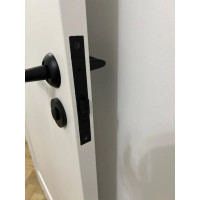 Бесшумная сантехническая защелка MORELLI 2070P BL, цвет - черный 9012831