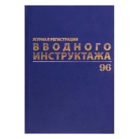 Журнал регистрации вводного инструктажа BRAUBERG 96 листов, А4 200х290 мм, бумвинил, офсет, 130258