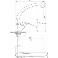 Смеситель для кухни Профсан ПСМ тип См-МОЦБА PSM-337-037