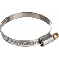 Червячный хомут РОССНА 40х60 мм 2 3/8" нержавеющая сталь, винт, 5 шт. Р860721 DIY