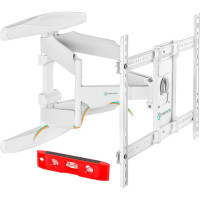Наклонно-поворотный кронштейн для телевизора 40-75 ONKRON M6L White M6LW