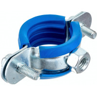 Металлический сантехнический хомут для труб 32 Blue Ocean шуруп и дюбель в компл. PPRF/MSHTS 32