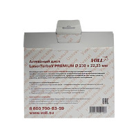 Диск алмазный LaserTurboV PREMIUM (230х22.23 мм) VOLL 1.00230