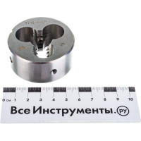 Плашка Русский Инструмент Tr16х4 левая D-55 круглая для нарезания трапецеидальной резьбы ri.292.26