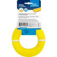 Леска VERTEX (2.7 мм; 15 м; звезда) для триммера vertextools YK-666-2.7-15