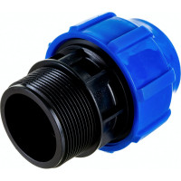 Муфта с наружной резьбой Политэк 50х2 ТПК-АКВА 50030250