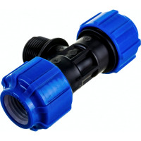 Тройник с наружной резьбой Политэк 20х3/4х20 ТПК-АКВА 51203420