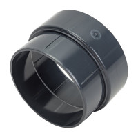 Соединительная муфта трубы GrandLine ПВХ, графит RAL 7024 254870