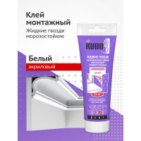 Монтажный клей на акриловой основе KUDO белый 200 мл KBT-301