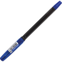 Ручка шариковая масляная с грипом i-Rite GT PRO BRAUBERG, синяя, корпус тонированный черный, 0,4 мм 12 шт 143303