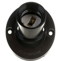 Настенный патрон IN HOME Е27 Ф П-02 Е27, карболитовый 4690612032252