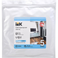 Лента IEK LSR-2835W60-4, 8-IP65-12В LED, 5м LSR1-2-060-65-3-05