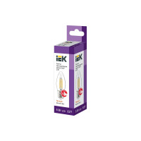 Лампа IEK серия 360, LED, C35, свеча, прозрачная, 5вт, 230В, 3000К, E27 LLF-C35-5-230-30-E27-CL