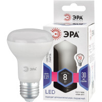Светодиодная лампа ЭРА LED R63-8W-860-E27 рефлектор, 8 Вт, холодная, E27, 10/100/1500 Б0048024