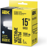 Лампа IEK LED T75 таблетка 12вт 230В 6500К GX53 LLE-T80-12-230-65-GX53
