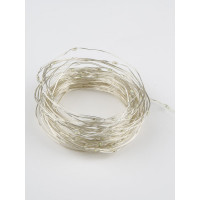 Светодиодная гирлянда на батарейках Uniel ULD-S0500-050/SCB/2AA WARM WHITE IP20 DEW Роса, 5 м, 50 светодиодов, UL-00005265