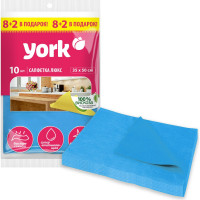 Салфетка YORK ЛЮКС сверхвлаговпитывающая, 10 шт. 020340