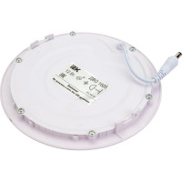Светильник IEK, ДВО 1605 белый круг LED 12вт 4000K IP20 LDVO0-1605-1-12-K02