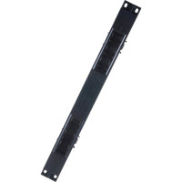 Кабельный органайзер LANMASTER 19 пластиковый, с крышкой, 1U LAN-ORG/CVP-1U
