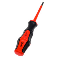 Диэлектрическая отвертка КВТ Профи PZ/FL1x80 79778