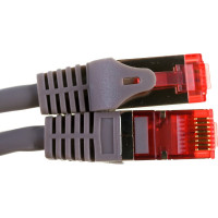 Шнур NIKOMAX, S/FTP 4 пары, категория 6a, 7х0,135 мм, светло-серый, 0,3 м NMC-PC4SA55B-ES-003-C-GY