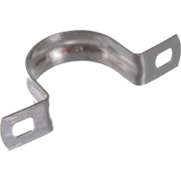 Металлическая двухлапковая скоба FORTISFLEX СМД INOX 31-32 мм 80138
