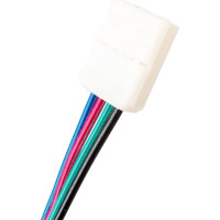 Коннектор IEK RGB, 10мм, 3шт, 15см-разъем LSCON10-RGB-213-03