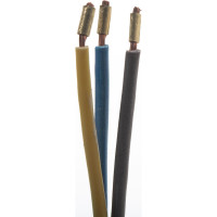 Сетевой шнур LUX V3 ПВС 3x0.75 7м, с вилкой, с заземлением, белый 4606400609704