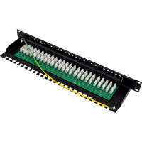 Телефонная патч-панель 19 , 50 портов RJ-12, категория 3, 1U, TWT-PP50TEL12