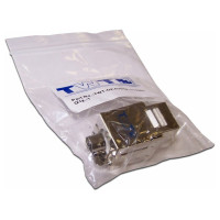 Вставка Keystone RJ-45, категория 5e, экранированная, белая, TWT-OK45STP-110WH