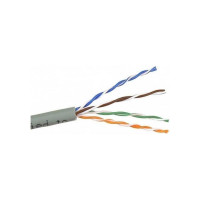 Кабель UTP, 4 пары, Кат. 5e, серый, 100м в кат., TWT-5EUTP/100-GY
