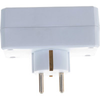 Разветвитель Jazzway Jаzzway с заземлением 16А AD-2GS 3.5кВт защитные шторки с выключателем IP20 5004788