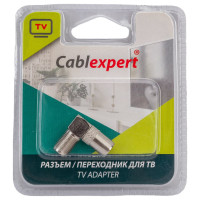 Переходник Cablexpert F / TV 90 градусов блистер APL-FTVM-02