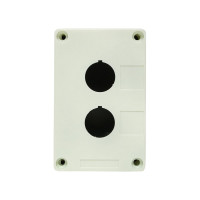 Корпус EKF КП102, 2 кнопки, белый cpb-102-w